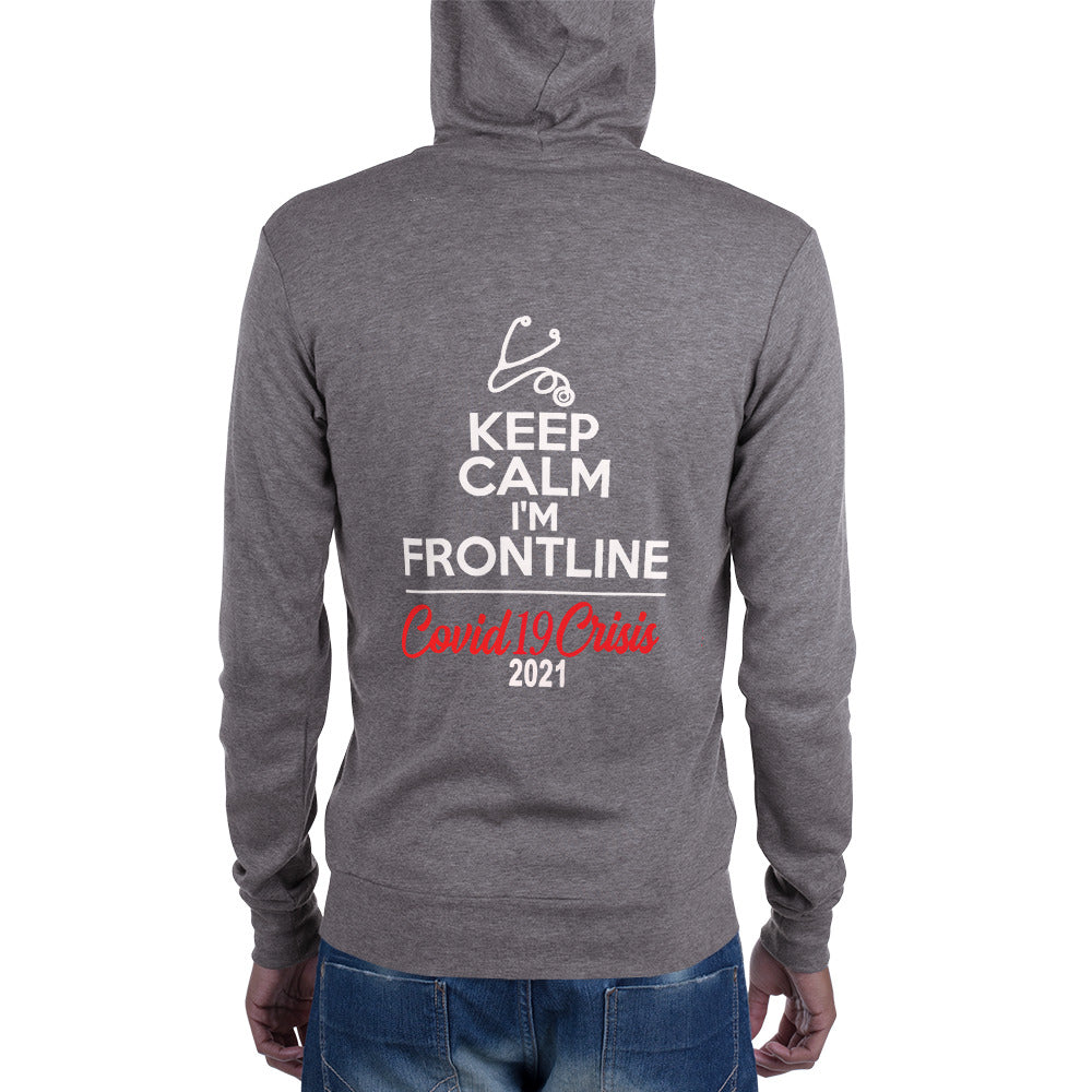 Frontline Zip Up 2021  (Wht/Grey)