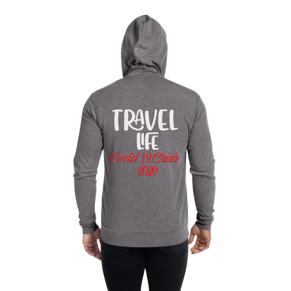 Travel Life Zip Up 2020 (Wht/Grey)