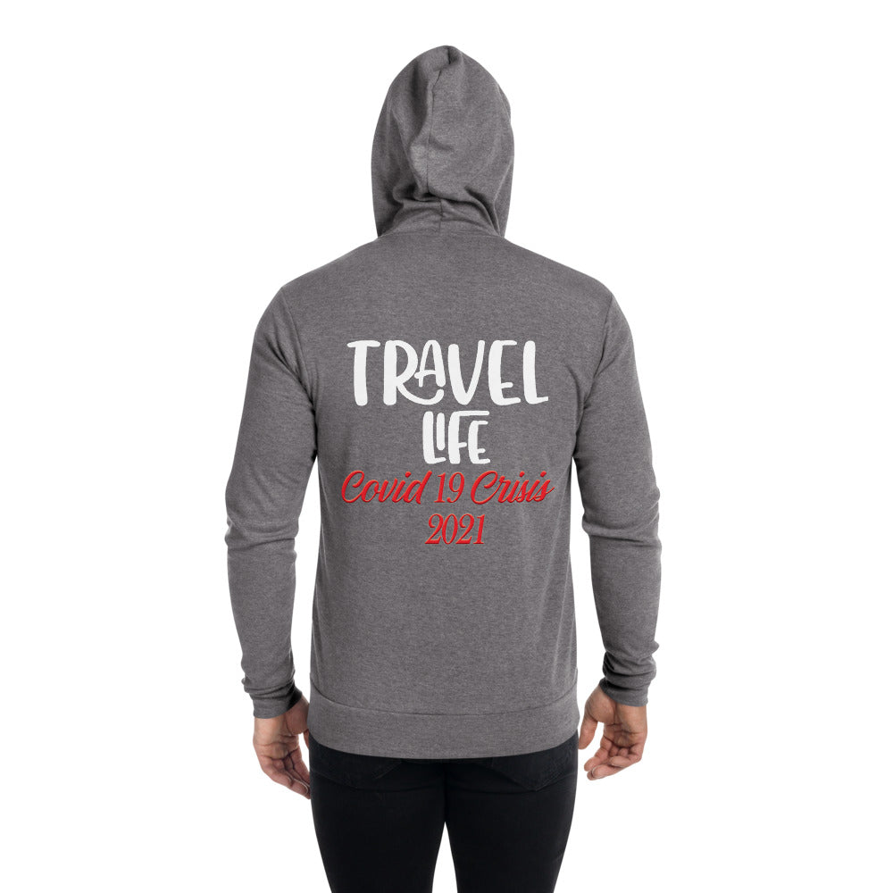 Travel Life Zip Up 2021 (Wht/Grey)