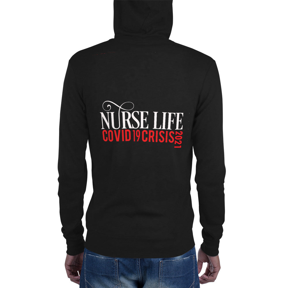 Nurse Life Zip Up 2021 (Wht/Blk)